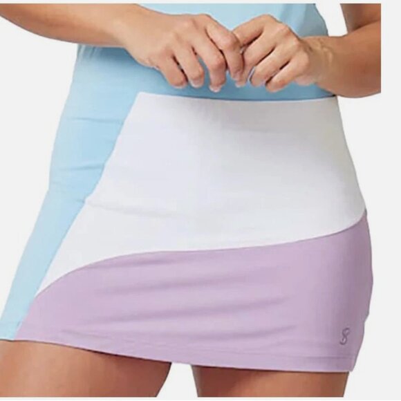 Sofibella Palm Beach 13" Skort Skirt Pickleball Tennis Golf UPF Wicking Active - Picture 2 of 16
